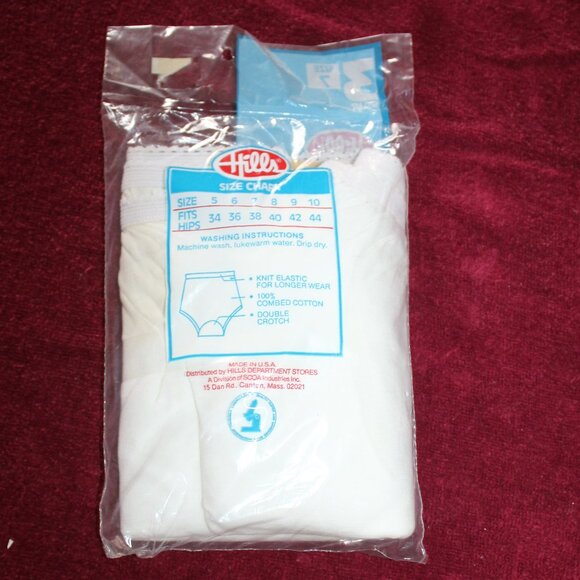Hills Ladies Briefs - 100% Cotton - 3 Pair - Picture 2 of 2